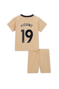 Chelsea Mason Mount #19 Babyklær Tredje Fotballdrakt til barn 2022-23 Korte ermer (+ Korte bukser)